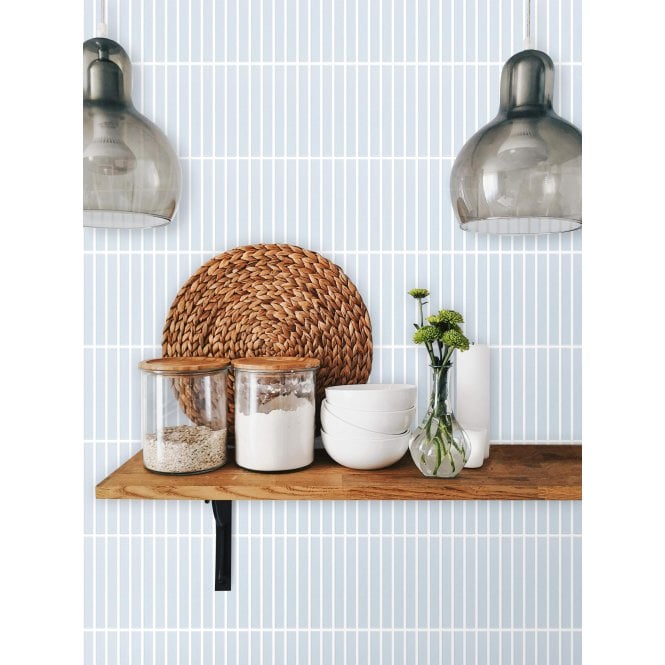 Kit Kat Tropical Blue Matt 29.7cm x 29.7cm Mosaic Tile
