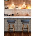 Kit Kat Wild Grey 30cm x 29.6cm Mosaic Tile
