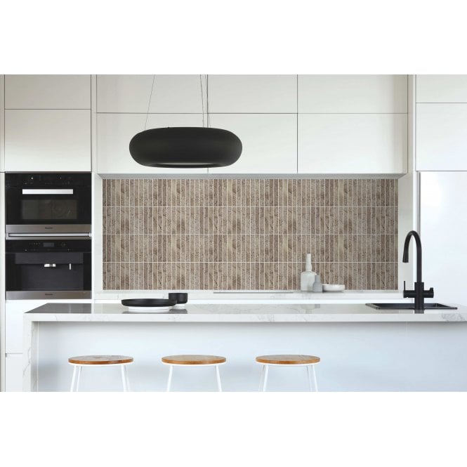 Kit Kat Wild Grey 30cm x 29.6cm Mosaic Tile