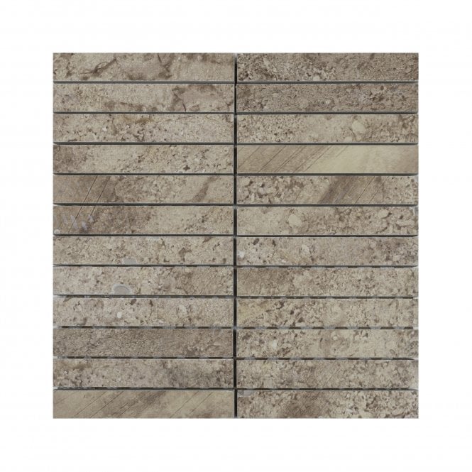 Kit Kat Wild Grey 30cm x 29.6cm Mosaic Tile