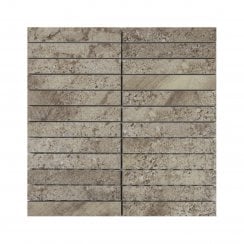 Kit Kat Wild Grey 30cm x 29.6cm Mosaic Tile