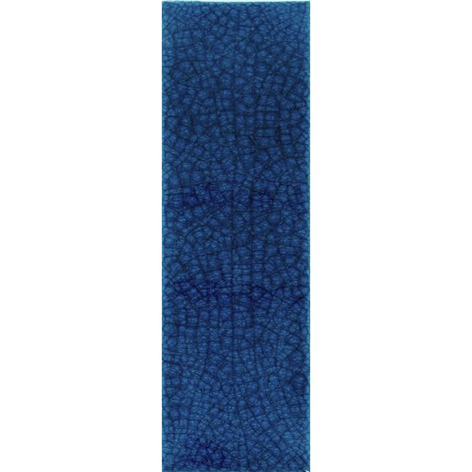 Knightsbridge Crackle Ocean Blue 6cm x 20cm Wall & Floor Tile