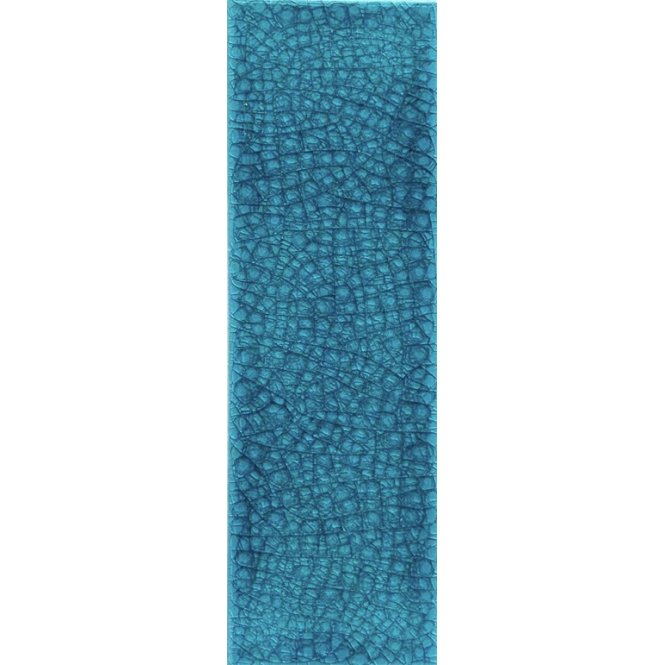 Knightsbridge Crackle Peacock 6cm x 20cm Wall & Floor Tile