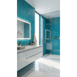 Knightsbridge Crackle Peacock 6cm x 20cm Wall & Floor Tile