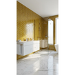 Knightsbridge Crackle Teapot Brown 6cm x 20cm Wall & Floor Tile