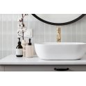 Knightsbridge Crackle White 6cm x 20cm Wall & Floor Tile