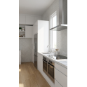 Knightsbridge Crackle White 6cm x 20cm Wall & Floor Tile