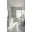 Knightsbridge Crackle White 6cm x 20cm Wall & Floor Tile