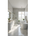 Knightsbridge Crackle White 6cm x 20cm Wall & Floor Tile