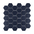 La Maison Denim Blue 27.2cm x 28.2cm (5.1cm x 5.9cm) Hexagon Mosaic Tile