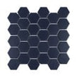 La Maison Denim Blue 27.2cm x 28.2cm (5.1cm x 5.9cm) Hexagon Mosaic Tile