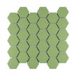 La Maison Lime 27.2cm x 28.2cm (5.1cm x 5.9cm) Hexagon Mosaic Tile