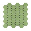La Maison Lime 27.2cm x 28.2cm (5.1cm x 5.9cm) Hexagon Mosaic Tile