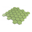 La Maison Lime 27.2cm x 28.2cm (5.1cm x 5.9cm) Hexagon Mosaic Tile