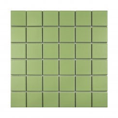 La Maison Lime 30.6cm x 30.6cm (4.8cm x 4.8cm) Square Mosaic Tile