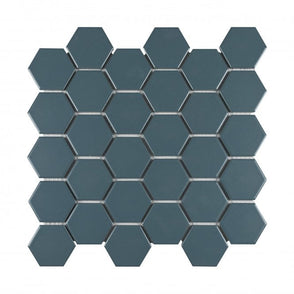 La Maison Peacock 27.2cm x 28.2cm (5.1cm x 5.9cm) Hexagon Mosaic Tile