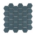 La Maison Peacock 27.2cm x 28.2cm (5.1cm x 5.9cm) Hexagon Mosaic Tile