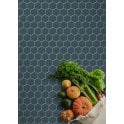 La Maison Peacock 27.2cm x 28.2cm (5.1cm x 5.9cm) Hexagon Mosaic Tile