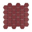 La Maison Strawberry Red 27.2cm x 28.2cm (5.1cm x 5.9cm) Hexagon Mosaic Tile