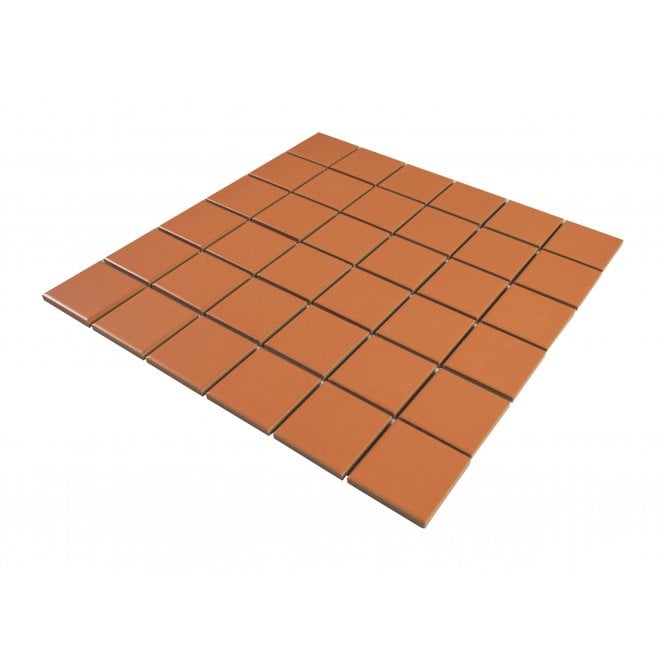 La Maison Tangerine 30.6cm x 30.6cm (4.8cm x 4.8cm) Square Mosaic Tile