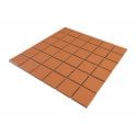 La Maison Tangerine 30.6cm x 30.6cm (4.8cm x 4.8cm) Square Mosaic Tile