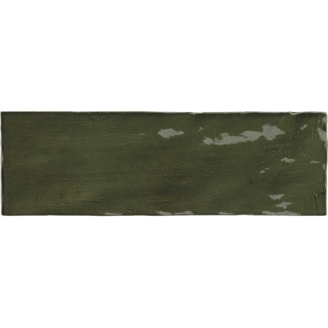 Equipe La Riviera Botanical Green 6.5cm x 20cm Wall Tile
