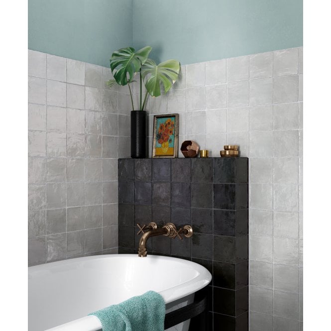Equipe La Riviera Gris Nuage 13.2cm x 13.2cm Wall Tile