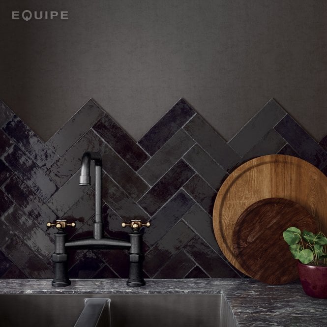 Equipe La Riviera Tourmaline 6.5cm x 20cm Wall Tile