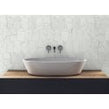 Lantern Carrara White Marble (5cm x 10.2cm) 25.4cm x 30.4cm Mosaic Tile