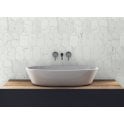 Lantern Carrara White Marble (5cm x 10.2cm) 25.4cm x 30.4cm Mosaic Tile