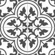 Ledbury Charcoal Black 45cm x 45cm Wall & Floor Tile