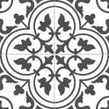 Ledbury Charcoal Black 45cm x 45cm Wall & Floor Tile