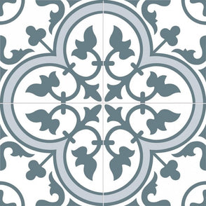 Ledbury Marina Blue 45cm x 45cm Wall & Floor Tile