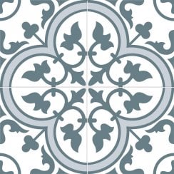 Ledbury Marina Blue 45cm x 45cm Wall & Floor Tile