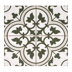 Ledbury Olive Green 45cm x 45cm Wall & Floor Tile