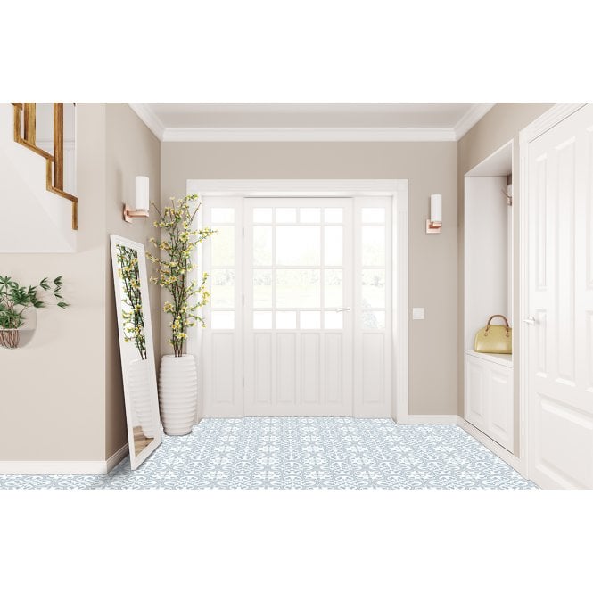 Ledbury Powder Blue 45cm x 45cm Wall & Floor Tile