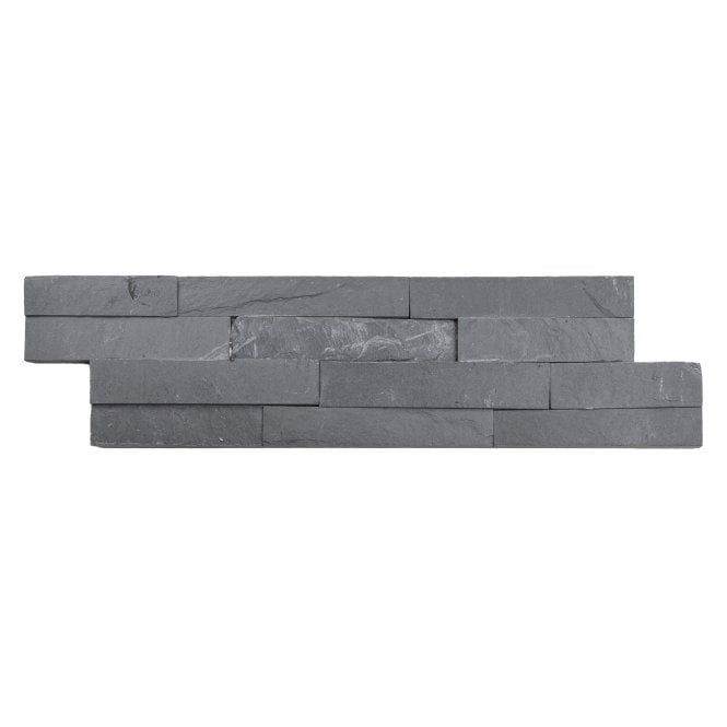 Ledgestone Black 10cm x 36cm Wall Tile