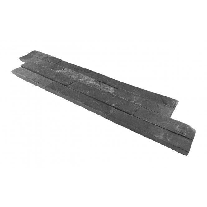 Ledgestone Black 10cm x 36cm Wall Tile