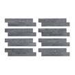 Ledgestone Black 10cm x 36cm Wall Tile