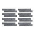 Ledgestone Black 10cm x 36cm Wall Tile