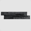 Ledgestone Black Quartzite 10cm x 36cm Wall Tile