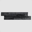 Ledgestone Black Quartzite 10cm x 36cm Wall Tile