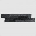 Ledgestone Black Quartzite 10cm x 36cm Wall Tile