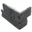 Ledgestone Black Quartzite 18cm x 35cm Corner Tile