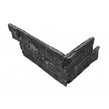 Ledgestone Black Quarzite 10cm x 36cm Corner Tile