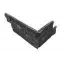 Ledgestone Black Quarzite 10cm x 36cm Corner Tile