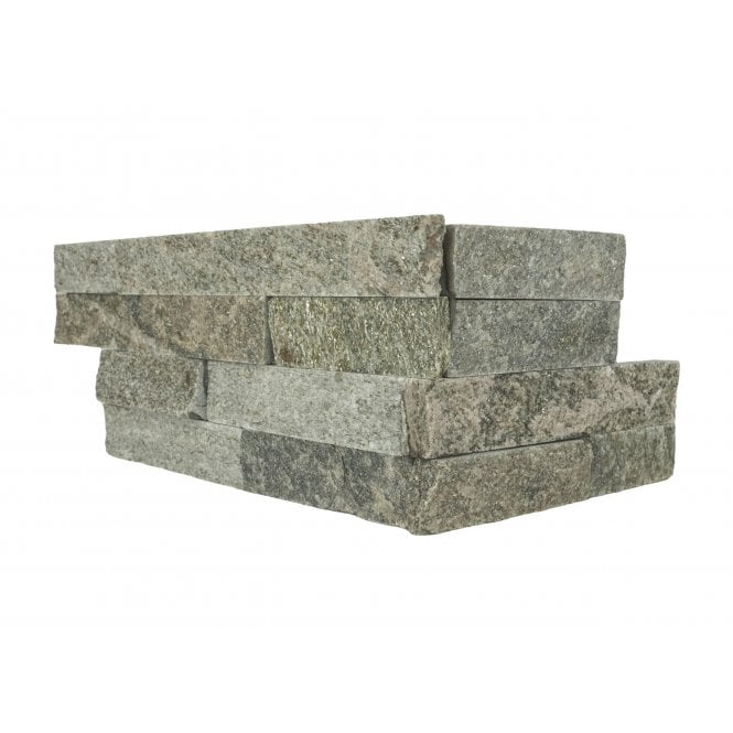 Ledgestone Grey Quartzite 10cm x 36cm Corner Tile