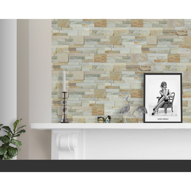 Ledgestone Indian Green 18cm x 35cm Wall Tile
