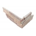 Ledgestone Rose 10cm x 36cm Corner Tile