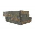 Ledgestone Rustic Multicolour 10cm x 36cm Corner Tile